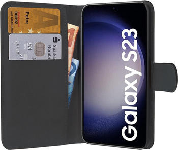 PEDEA Book Cover Classic für Samsung Galaxy S23 FE 5G, schwarz