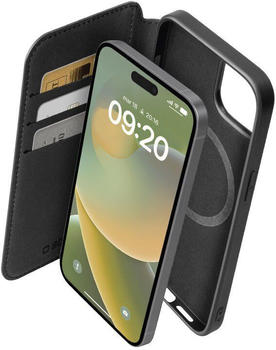 SBS Mobile Book Wallet MagSafe iPhone 15 Plus schwarz (TEBKMAGSFIP1567K)