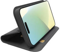 SBS Wallet Stand Case in PU f&uuml;r iPhone 16 black