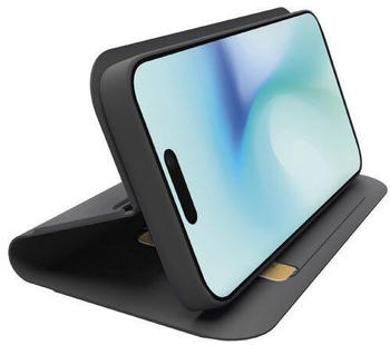 SBS Mobile Wallet Stand Case in PU für iPhone 16 Pro black (TEWALIP1661PK)
