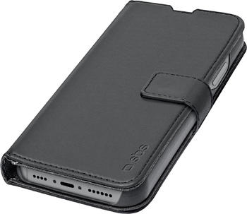 SBS Mobile Wallet Stand iPhone 15 Pro Max schwarz (TEBKWALIP1567PK)