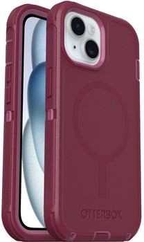 OtterBox Defender Backcover Apple iPhone 13, iPhone 14, iPhone 15 Pink MagSafe kompatibel
