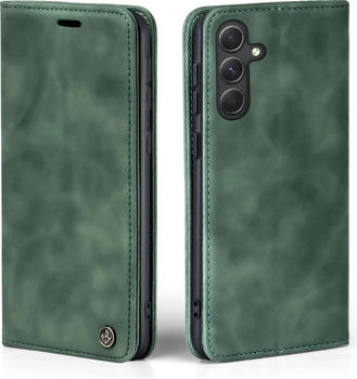 Tec-Expert Handy Hülle für Samsung Galaxy A55 5G Klapphülle Bookcase Flip Cover Handy Tasche Etui Farbe: Türkis Grün