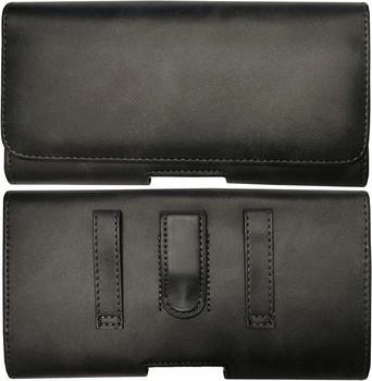 MOELECTRONIX G&uuml;rtel Tasche passend f&uuml;r Samsung Galaxy A16 A06 A55 A25 A35 A15 A05 A54 A34 A14 A53 A13 A04s A52 A51 A50 S20 FE S21 S22 S23 S24 Ultra 5G Seiten Schutz H&uuml;lle G&uuml;rteltasche Clip Schlaufe 1A Schwarz