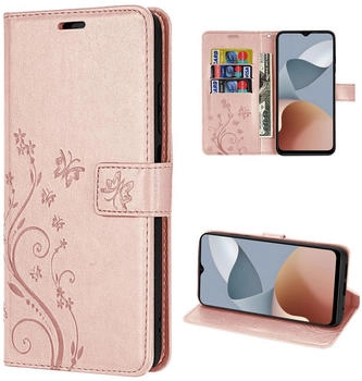 Betterfon Hülle für ZTE Blade A73 4G / V50s / Axon 50 Lite Handy Tasche Handyhülle Case Rosegold