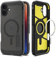 Spigen ACS08515, Spigen Tough Armor MagSafe - frost black - iPhone 16