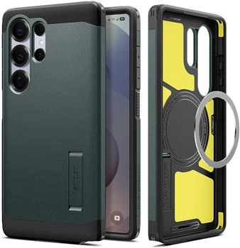 Spigen Tough Armor AI MagFit (Galaxy S25 Ultra) Abyss Green