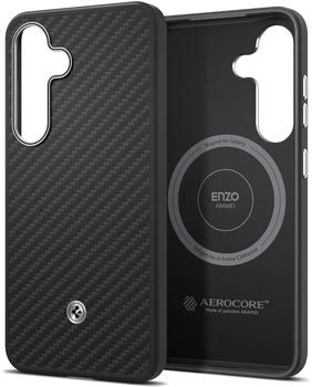 Spigen Enzo Aramid Case (Galaxy S25) Black Silver