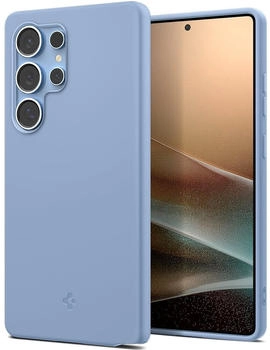 Spigen Handyh&uuml;lle f&uuml;r Galaxy S25 Ultra, Spigen Silicone Fit Mag mit MagSafe, Blau