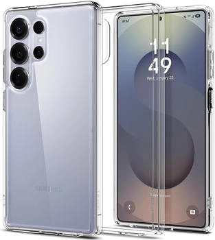 Spigen Handyh&uuml;lle f&uuml;r Galaxy S25 Ultra, Spigen Ultra Hybrid, Transparent