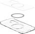 Spigen Handyhülle für Galaxy S25 Plus, Spigen Ultra Hybrid Mag mit MagSafe, Transparent-Weiß