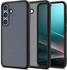 Spigen Handyhülle für Galaxy S25, Spigen Ultra Hybrid, Durchscheinend-Schwarz