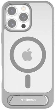 Torras Pstand Series Case for iPhone 16 Pro Max (gray)
