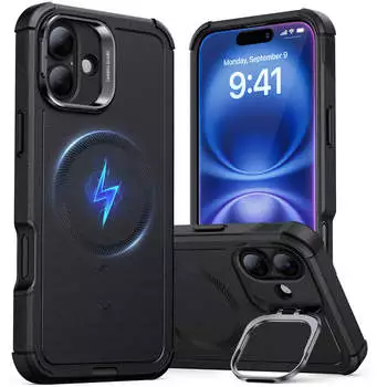 ESR iPhone 16 Cyber Tough Case mit Ständer ESR iPhone 16 Cyber Tough Case mit Ständer