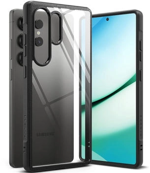 Ringke Handyhülle für Galaxy S25 Ultra, Ringke Fusion Bold, Transparent mit Schwarzen Rahmen