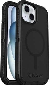 OtterBox Defender mit MagSafe (Apple iPhone 16e, Apple iPhone 14, Apple iPhone 15, Apple iPhone 13), Smartphone Hülle, Schwarz