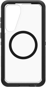 OtterBox Defender XT Clear mit Magnets (Samsung Galaxy S25+), Smartphone H&uuml;lle, Transparent, Schwarz