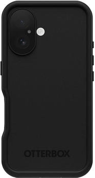 OtterBox Magsafe Outdoor-Cover, wasserdicht Fre black (Apple iPhone 16), Smartphone H&uuml;lle, Schwarz