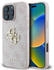 Guess Handyhülle für iPhone 16 Pro Max, Guess Hardcase 4G Big Metal Logo, Rosa