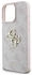 Guess Handyhülle für iPhone 16 Pro Max, Guess Hardcase 4G Big Metal Logo, Rosa