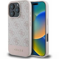 CG MOBILE Guess GUHCP16LG4GLPI H&uuml;lle f&uuml;r iPhone 16 Pro 6.3" Rosa hardcase 4G...