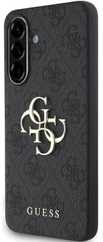 Guess Handyhülle für Galaxy A36 5G, Guess Hardcase 4G Big Metal Logo, Schwarz