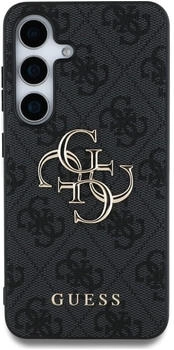 Guess Handyhülle für Galaxy S25, Guess Hardcase 4G Big Metal Logo, Schwarz