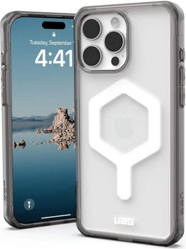 Urban Armor Gear Plyo MagSafe Case- Apple iPhone 16 Pro Max- ash (Apple iPhone 16 Pro Max), Smartphone Hülle, Grau, Weiss