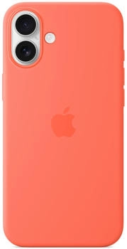 Apple Silikon Case mit MagSafe (iPhone 16 Plus) Mandarine