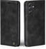 Tec-Expert Handyhülle für Samsung Galaxy A55 5G Klapphülle Bookcase Flip Cover Handy Tasche Hülle Etui Farbe: Schwarz