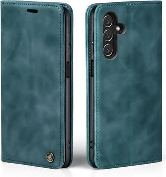 Tec-Expert Handy Hülle für Samsung Galaxy A05s Klapphülle Bookcase Flip Cover Handy Tasche Etui Farbe: Petrol
