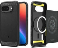 Spigen ACS09041, Spigen Rugged Armor MagSafe - matte black - Google Pixel 9a