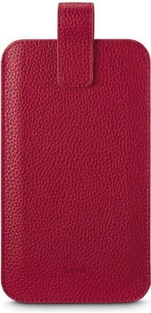 Hama Handytasche, universal, f&uuml;r Handys mit 16,0 x 8,9 x 1,2 cm, Kunstleder, Rot (00137097)