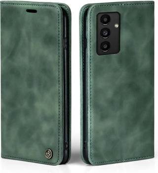 Tec-Expert Handy Hülle für Samsung Galaxy A34 5G Klapphülle Bookcase Flip Cover Handy Tasche Etui Farbe: Türkis Grün