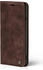 Tec-Expert Handy Hülle für Apple iPhone 7 / 8 / SE 2020 Klapphülle Bookcase Flip Cover Handy Tasche Etui Farbe: Dunkebraun