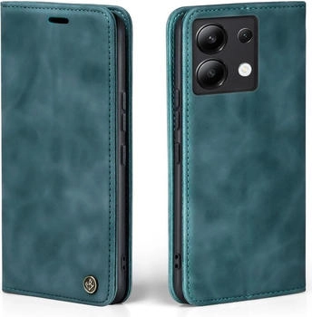 Tec-Expert Handy Hülle für Xiaomi Redmi Note 13 Klapphülle Bookcase Flip Cover Handy Tasche Etui Farbe: Petrol