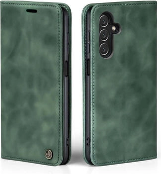 Tec-Expert Handy Hülle für Samsung Galaxy A25 5G Klapphülle Bookcase Flip Cover Handy Tasche Etui Farbe: Türkis Grün