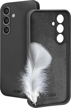 SBS Mobile Instinct Hülle für Samsung A36, Schwarz, TPU, Mikrofaser