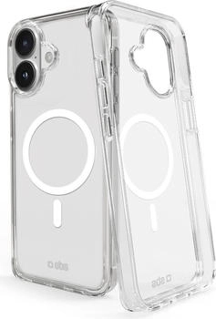 SBS Mobile iPhone 16 Hülle, MagSafe kompatibel, Transparent