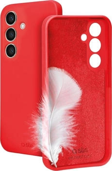 SBS Mobile Instinct H&uuml;lle TPU f&uuml;r Samsung A56, Rot, mikrofaser