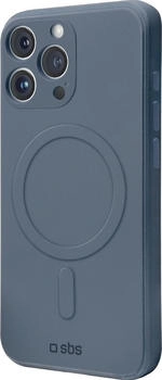 SBS Mobile INSTINCT MagSafe kompatibles Cover f&uuml;r iPhone 15 PRO, blau