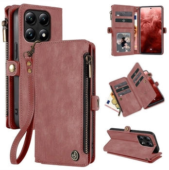 Tec-Expert Handy Hülle für Xiaomi 14T Geldbeutel Geldbörse RFID Schutz Klapphülle Cover Schutzhülle Wallet Farbe: Rosa