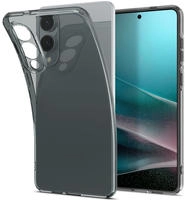 Spigen Liquid Crystal H&uuml;lle f&uuml;r Samsung Galaxy S25 Edge - Halbtransparent
