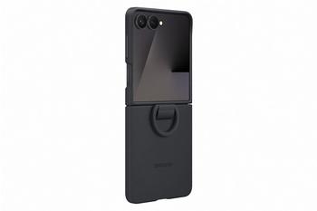 Samsung Silicone Ring Case für das Galaxy Z Flip7 Schwarz