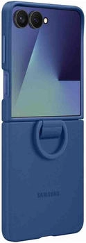 Samsung Silicone Ring Case für das Galaxy Z Flip7 Blau