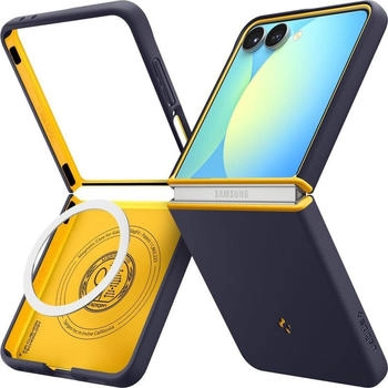 Spigen Nano Pop Mag Samsung Galaxy Z Flip7 Dunkelblau/Gelb