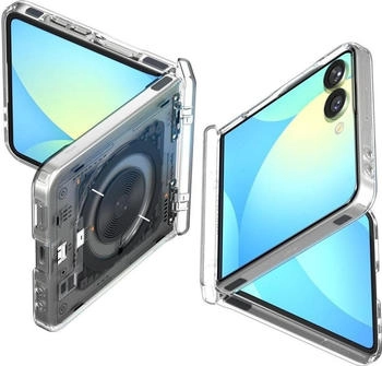 Spigen Ultra Hybrid Pro Mag Samsung Galaxy Z Flip7 Transparent