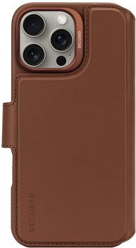 Decoded Lederhülle iPhone 16 Pro Max Brown