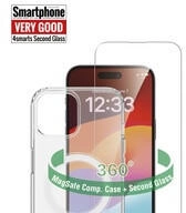4smarts 4Smarts 360° Protection Set für Apple iPhone 15 Transparent