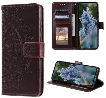 CoverKingz Hülle für Apple iPhone 14 Handyhülle Cover Schutzhülle Mandala Braun